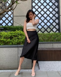 氣質小姊姊緞面魚尾裙