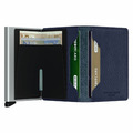 SECRID Veg 防盜刷鋁合金錢包 真皮單層無扣(海軍藍)_3