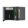 SECRID Carbon 防盜刷鋁合金錢包 真皮單層無扣(灰色)_3