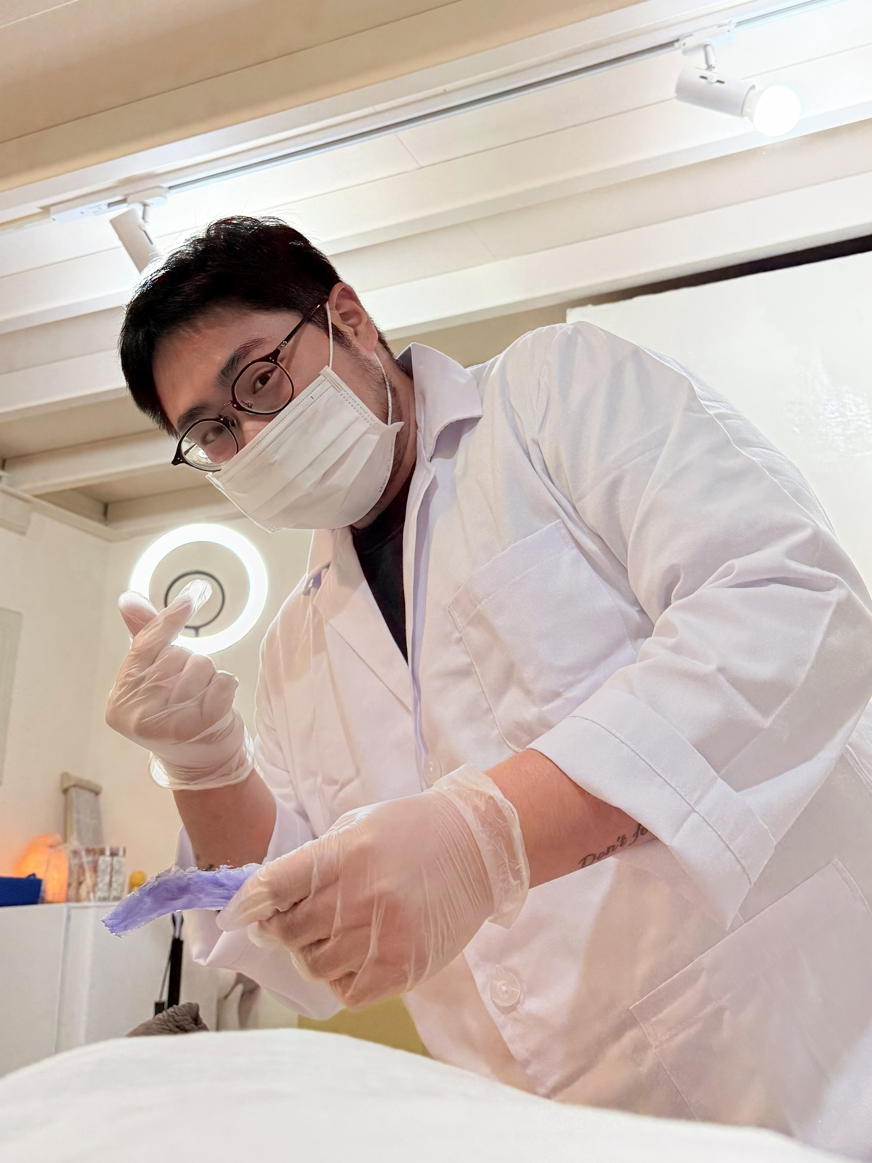 LOUIEWAX新竹店除毛師Mickey諮詢服務實景