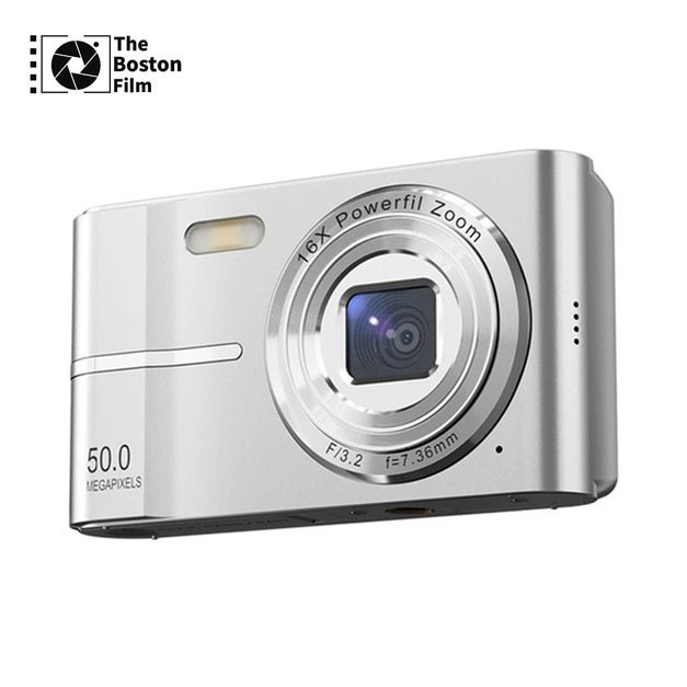 【The Boston Film 波士頓相機】AC-M03 1080P高畫質 入門隨手拍數位相機 - 銀色