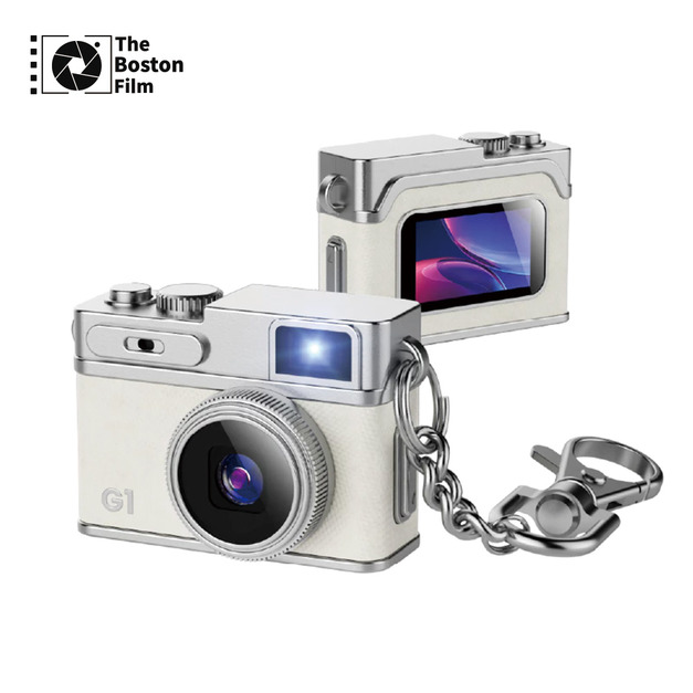 【The Boston Film 波士頓相機】G1 掌心迷你數位相機 - 白色 (可加購32G記憶卡)