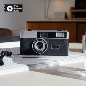 【The Boston Film 波士頓】H36 日式復古閃光燈底片相機 - 銀色