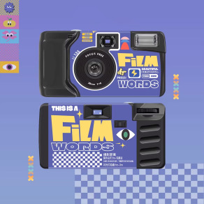 【LFANI 樂斐】FILM WORDS 底片星球 翻玩系列彩色27張一次性閃光即可拍相機