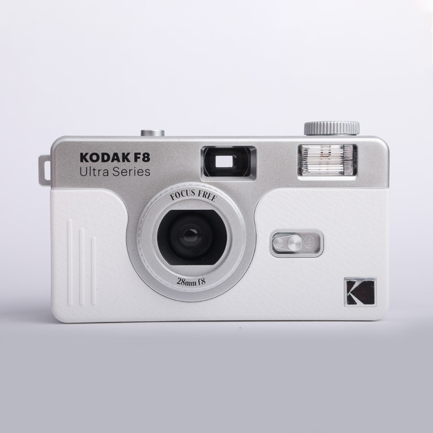 【Kodak 柯達】Ultra F8 復古底片相機-月光白