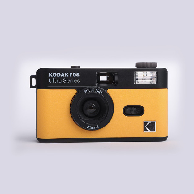 【Kodak 柯達】進階復古底片相機 Ultra F9S Film Camera-黃色