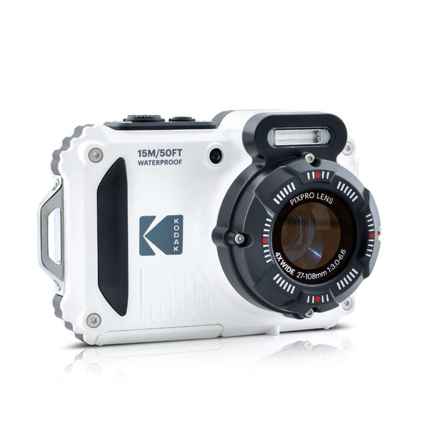 【Kodak 柯達】 PIXPRO數位相機 WPZ2 16MP 4倍光學變焦 防水數位相機-白色