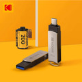 【Kodak 柯達】K273 雙接口Type-C 3.2 雙用途2合1隨身碟-128GB_1
