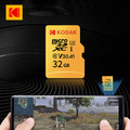 【Kodak 柯達】UHS-I U3 V30 A1 MicroSD 高速記憶卡-黃色32GB_1