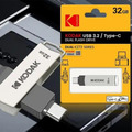 【Kodak 柯達】K273 雙接口Type-C 3.2 雙用途2合1隨身碟-32GB