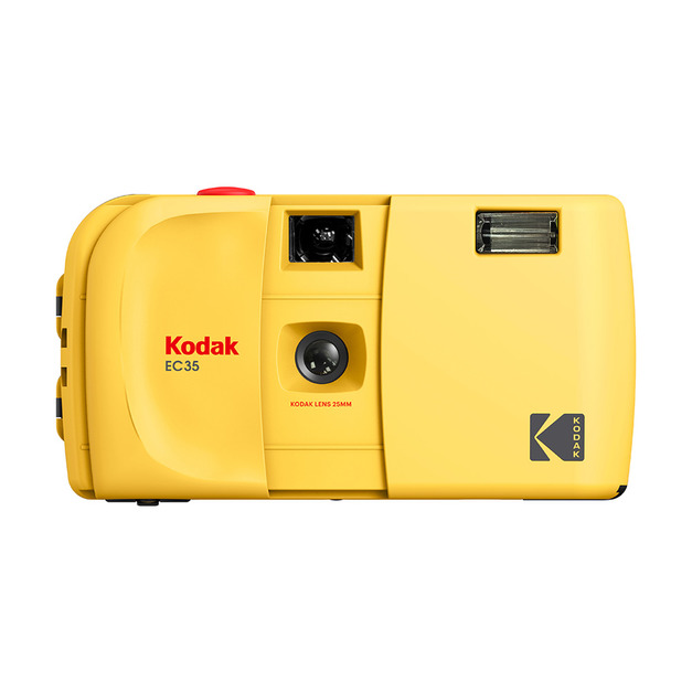 【Kodak 柯達】EC35 經典復古 35mm 底片相機-奶油黃
