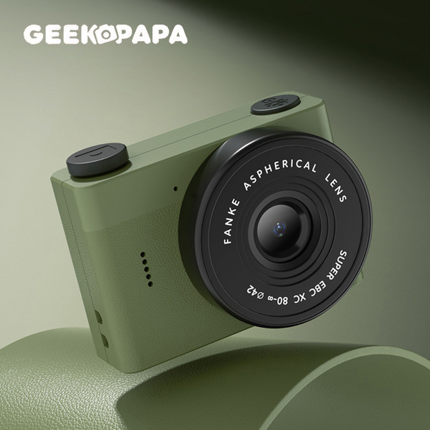 【GEEKPAPA 極客爸爸】A5 mini復古迷你數位相機-綠色