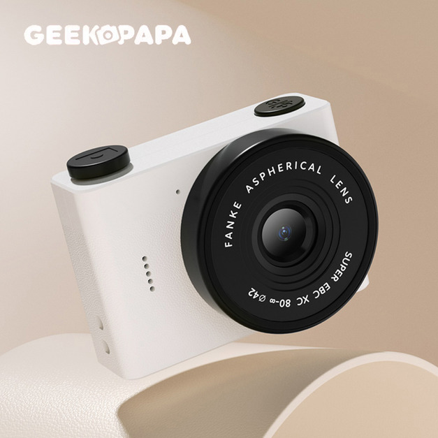 【GEEKPAPA 極客爸爸】A5 mini復古迷你數位相機-白色