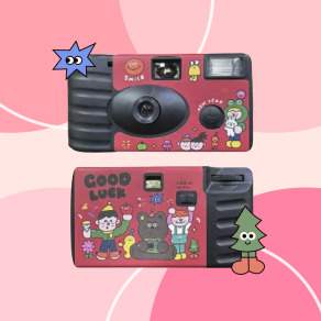 【LFANI 樂斐】GOOD LUCK 好運啦 彩色18張底片 一次性即可拍相機 (內置閃光燈)