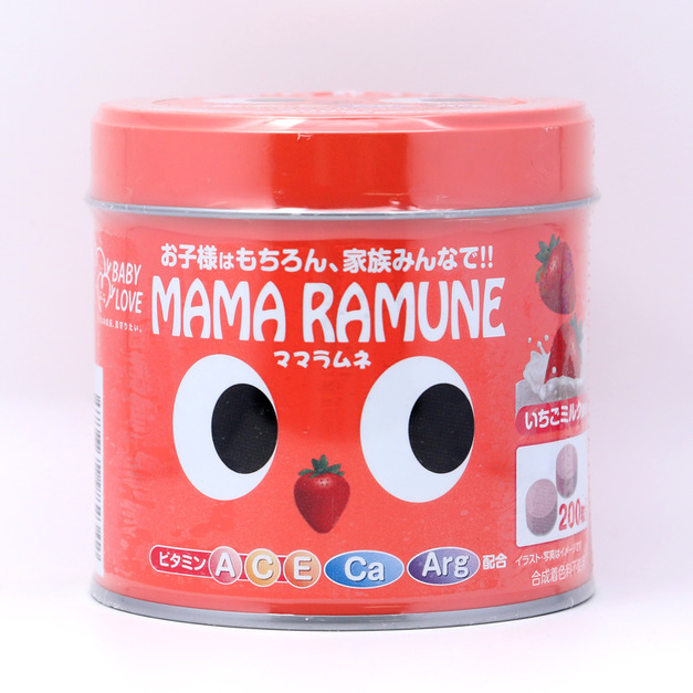 M and M MAMA RAMUNE複合維生素草莓牛奶味 200粒
