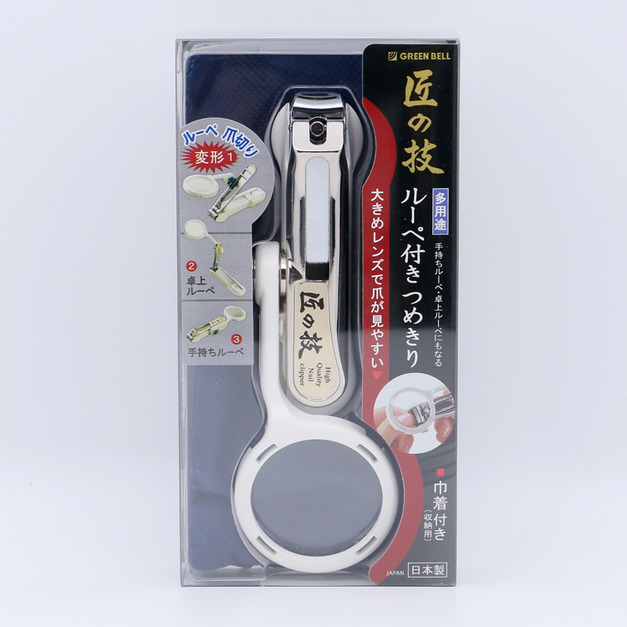 GREEN BELL匠之技指甲剪帶放大鏡G1004