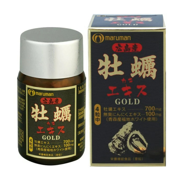 maruman H＆B 廣島產牡蠣精華 gold120粒