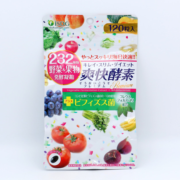 ISDG醫食同源 232爽快酵素加強版 120顆
