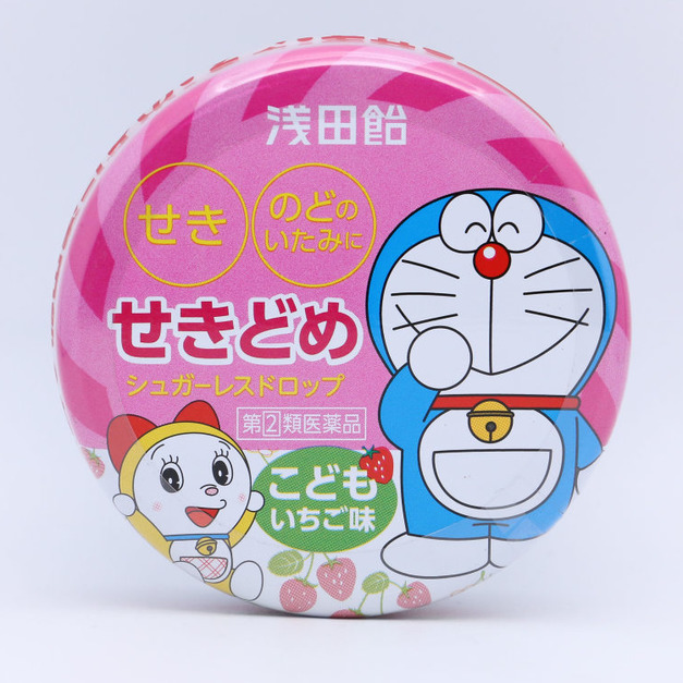 日本淺田飴 兒童止咳糖草莓味 30顆