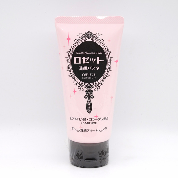 露姬婷(Rosette) 白泥彈力保濕洗面乳 (粉色)120g