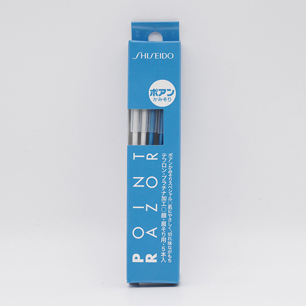 資生堂（SHISEIDO）高品不銹鋼迷你修眉刀刮眉刀5把裝