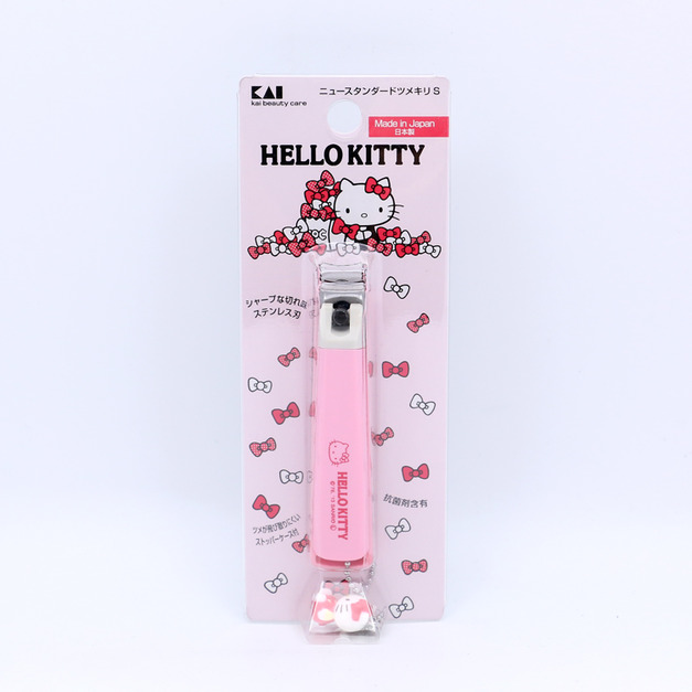 貝印（KAI）KK2511新標準型不銹鋼指甲剪Hello Kitty款S小號