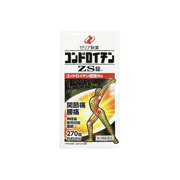 日本ZERIA新藥製藥 軟骨素ZS 270粒
