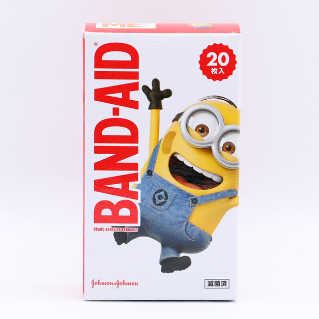 日本邦迪（BAND-AID）卡通防水創可貼 小黃人