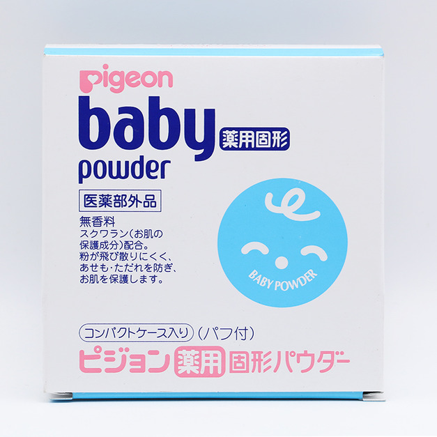 貝親（Pigeon）藥用固體嬰兒爽身粉餅