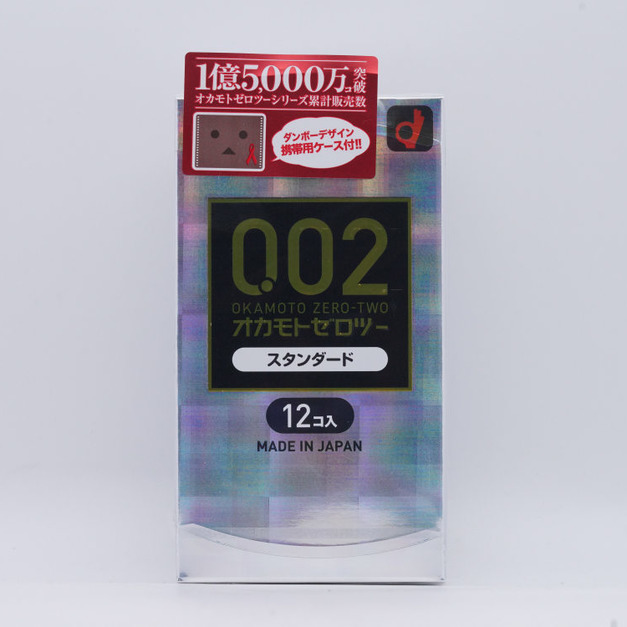 日本岡本（OKAMOTO）0.02EX超薄避孕套安全套標準型 12只裝