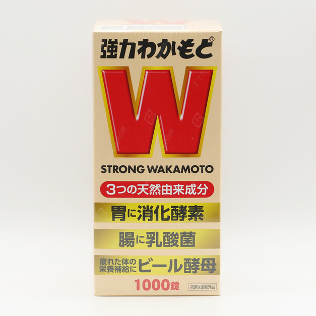 日本若元錠（WAKAMOTO）STRONG WAKAMOTO健胃通便乳酸菌酵素丸1000粒