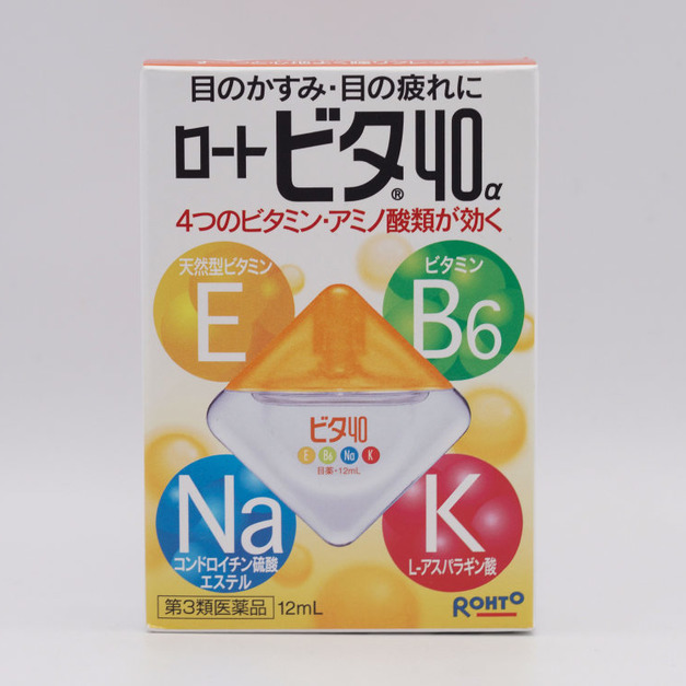 日本樂敦（ROHTO）Vita40維他命眼藥水 舒爽款12ml