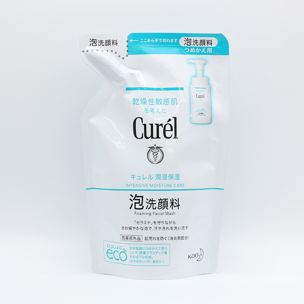 花王（KAO）珂潤（Curel）潤浸保濕潔顏泡沫補充包