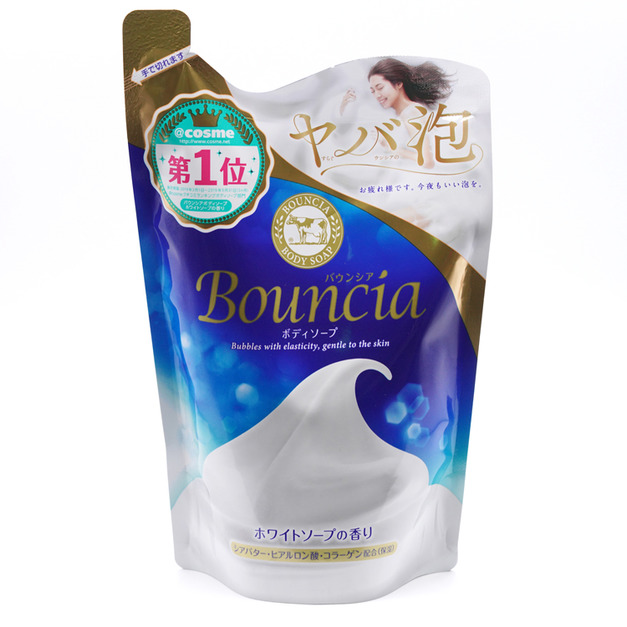 牛乳石堿（COW） bouncia牛奶美膚沐浴露 牛奶滋潤濃密泡沫