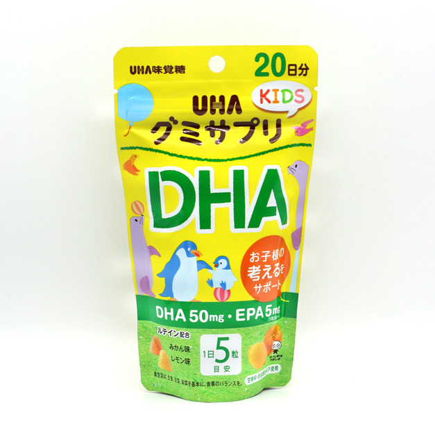 UHA味覺糖水果味維生素軟糖 兒童複合維生素DHA 20日裝