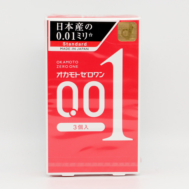 日本岡本（OKAMOTO）001超薄避孕套3只裝