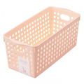 即將//【INOMATA】網格收納籃(細長型)-亮粉_1