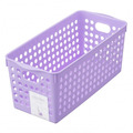 即將//【INOMATA】網格收納籃(細長型)-亮紫_1