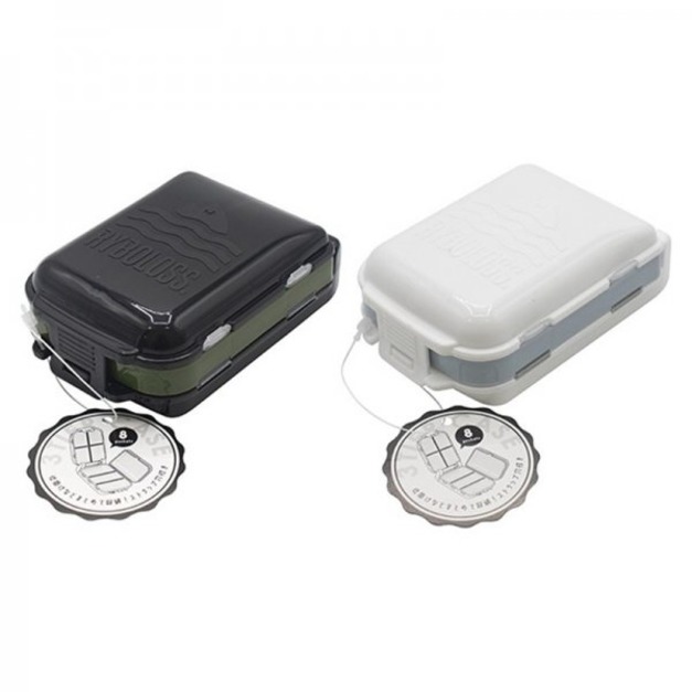 即將//【山田化學】攜帶式3段藥盒-淺灰&黑色／隨機出貨