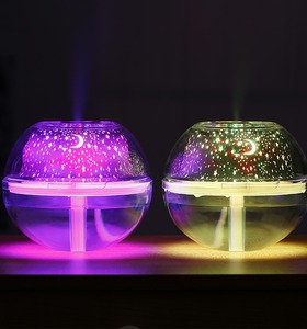 新款水晶夜燈 七彩燈光  500ml大容量