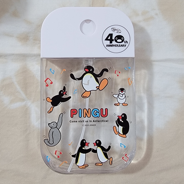Pingu 企鵝家族 40 週年特展 酒精隨身噴瓶