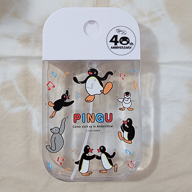 Pingu 企鵝家族 40 週年特展 酒精隨身噴瓶