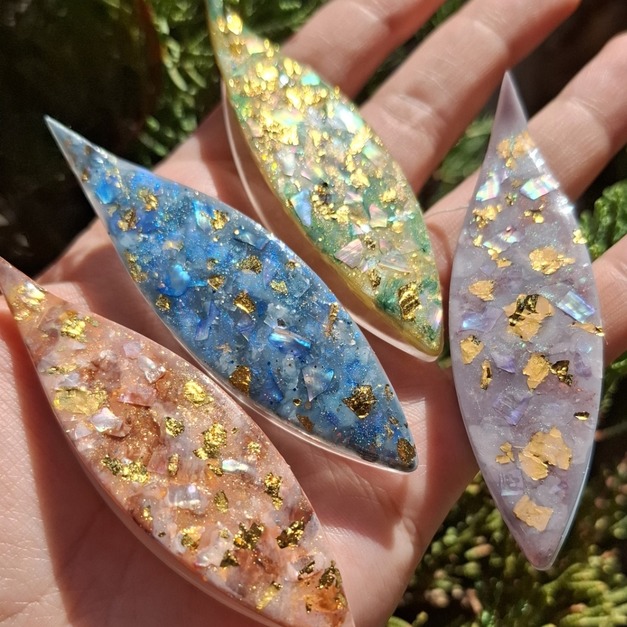 手工彩繪蕾絲梭編梭子 寶石系列