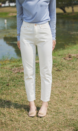 經典白色牛仔褲（27/28/29現貨）