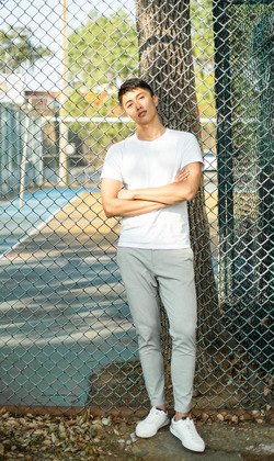 80支絲光棉短T(男)(黑/白現貨)