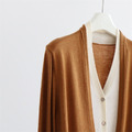 羊毛混紡假兩件套裝上衣 4色 (深棕/杏/灰現貨)_1