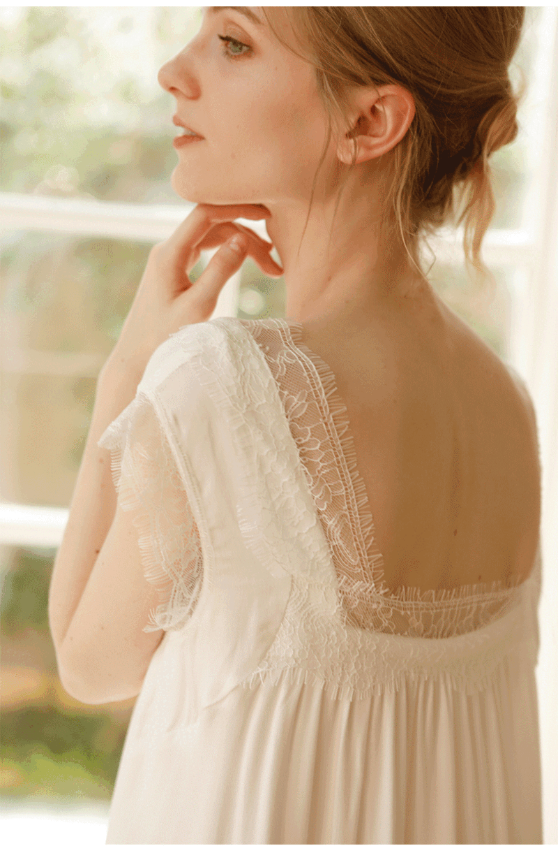 宮廷貢緞連身清新裙(現貨)_5