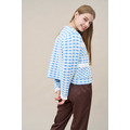 千鳥格蕾絲排扣外套 4色 （只剩藍色現貨）_7