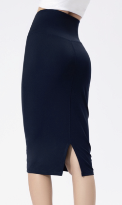 高腰美臀曲線裙 3色 (只剩黑色現貨)