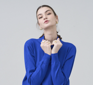 山羊絨超柔半高領上衣 14色 (黑/京都紫/桃紅/仙女紫現貨)